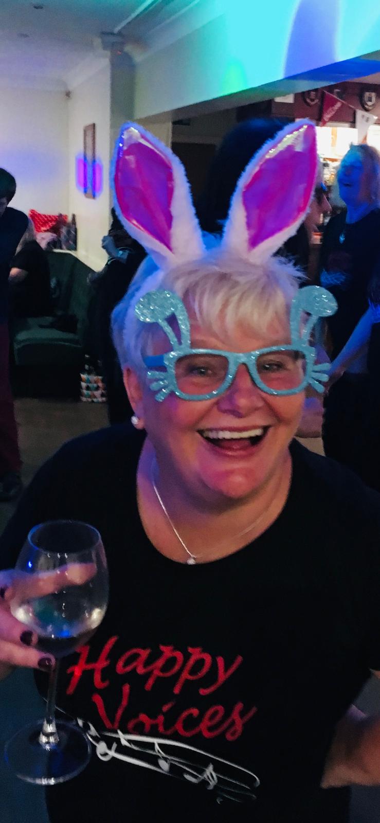Liz, Treasurer for Happy Voices Choir